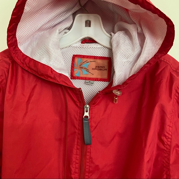 ZeroXposur Red Windbreaker Rain Jacket - Picture 2 of 10